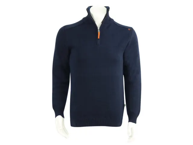 T'riffic Circulair Zip sweater vest, marineblauw, maat 3XL, per stuk