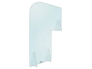 Plexiglas vergaderboogscherm 140x105cm - 1