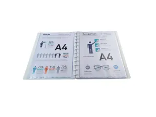 Showalbum Kreacover PP ring 40 tas wit - 3