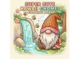 Kleurboek Super Cute Kawaii gnomes