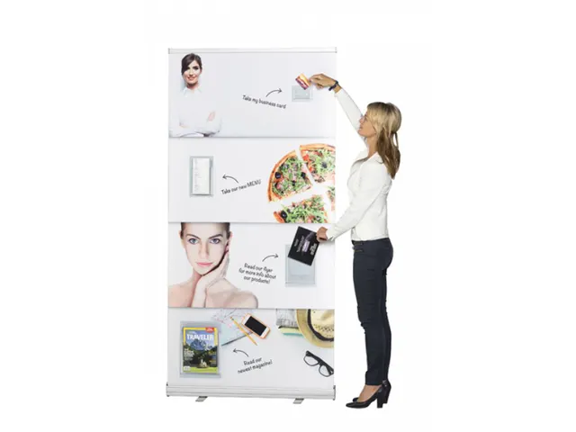 Magnetische brochurehouder A5 staand