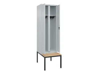 locker voor scheiding van kleding,HxBxD 2120x600x815mm,2vak - 2