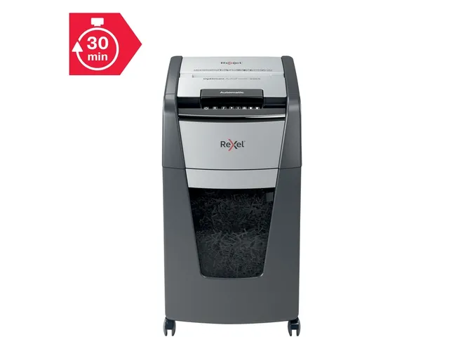 Destructeur papier Rexel Optimum Auto+ 225X particules 4x26mm P-4