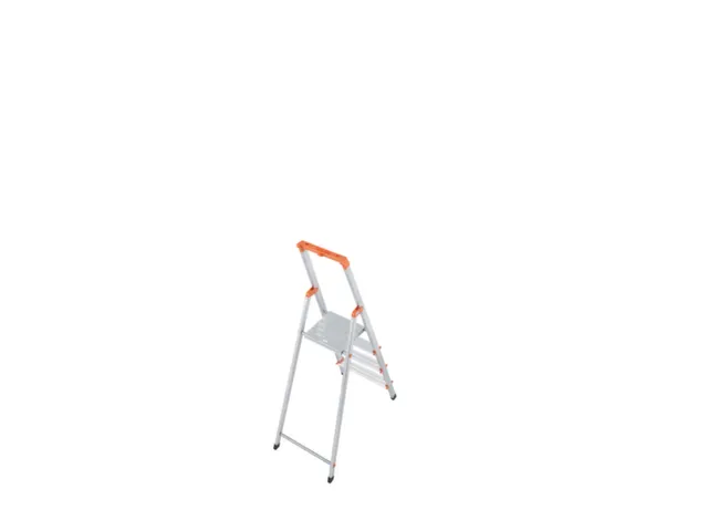 Escabeau Léger Aluminium Articulations Plastiques Plateforme Lxp 25x2