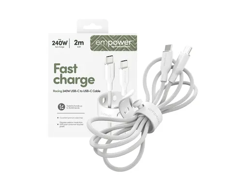 PanzerGlass empower by Racing 240W USB-C to USB-C Cable | USB 2.