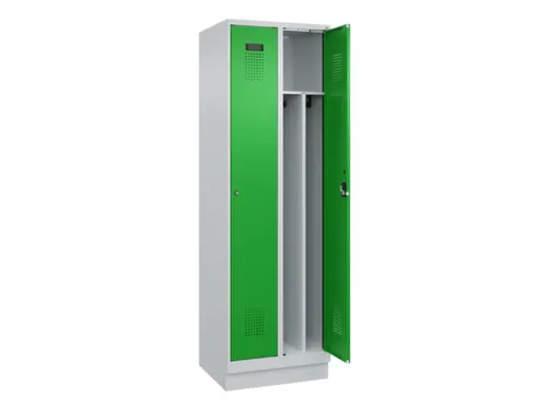 locker voor scheiding van kleding,HxBxD 1950x600x500mm,2vak