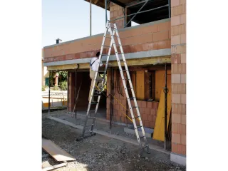 Multifunctionele Reformladder Aluminium L 2.98-4 94m 2x10treden - 7