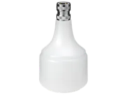 Hygiene 1100-5 flacon 0,5 liter, wit met 1/2 inch snelkoppeling