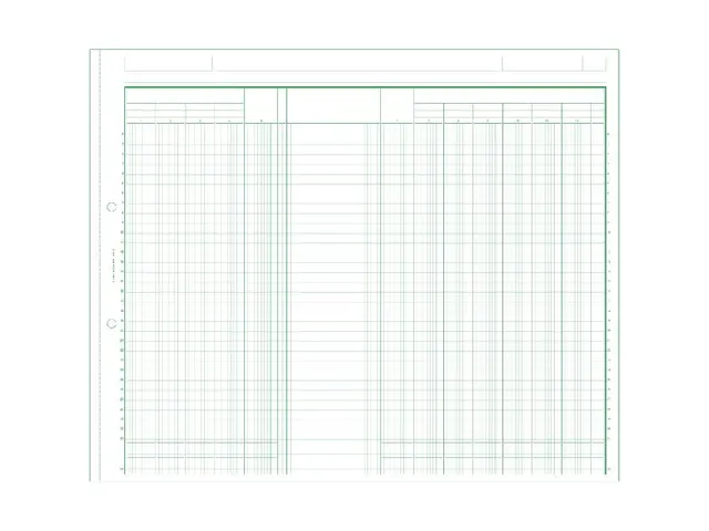 Manifold caisse/banque 29,7x32cm 50 feuillets dupli autocopiants