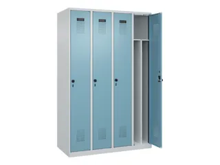 locker voor scheiding van kleding,HxBxD 1850x1200x500mm,4vak - 1