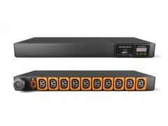 Vertiv MG01D1R0-10L133-2PS6B2H10-S, Gemeten, 1U, Horizontaal, Zwart, 1