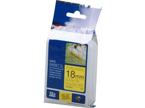 Lettertape Brother Tze-s641 Sterk Klevend 18 Mm Geel/Zwart