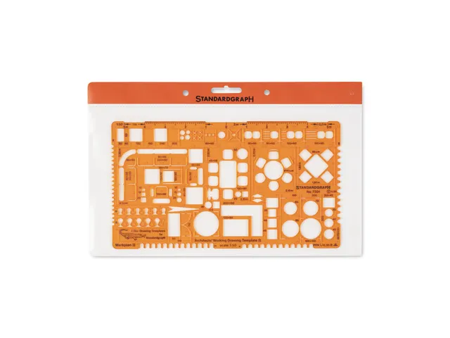 Sjabloon Standardgraph architect werkplan 2, 1:100