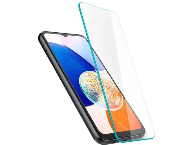 Spigen AGL05971 Schermbescherming Galaxy A14 5g Glas.tR Slim 2x