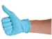 Handschoen CMT M soft nitril blauw 100 stuks