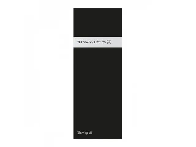 Scheerset The Spa Collection Shaving Kit in zwart doosje 250 stuks