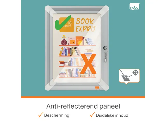 Cadre clipsable Nobo Premium Plus verrouillable A4