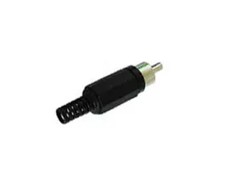 Mannelijke Rca Plug - Zwart