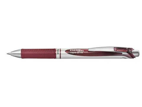 Gelschrijver Pentel BL77 Energel medium bordeaux 0.35 mm