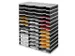 Module de classement 36 casiers DIN C4 noir/gris 853x723x331mm