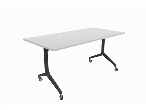 Schaffenburg Klaptafel 140x80cm Blad Krijtwit 25mm Frame Zwart