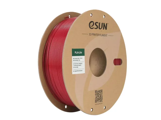 eSun PLA-Lite 3D Filament 1.75mm Fire Engine Red 1kg