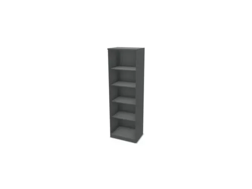 kantoorstelling,HxBxD 1895x600x445mm,MS-donkergrijs