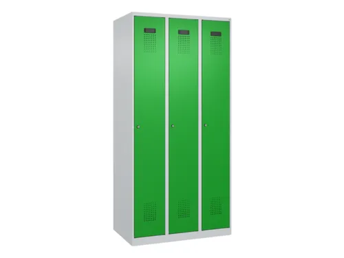 locker voor scheiding van kleding,HxBxD 1850x900x500mm,3vak