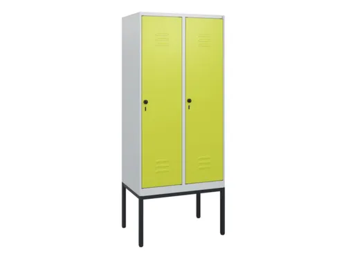 locker,HxBxD 1950x800x500mm,2vak,vak B 400mm,draaigrendel