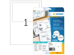 HERMA 8316 Verzendetiket met pakbon 182x130mm Wit 24 stuks