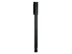 paal,v. Prullenmand,H 1200mm,grondankerbevestiging,staal,mangaangrijs
