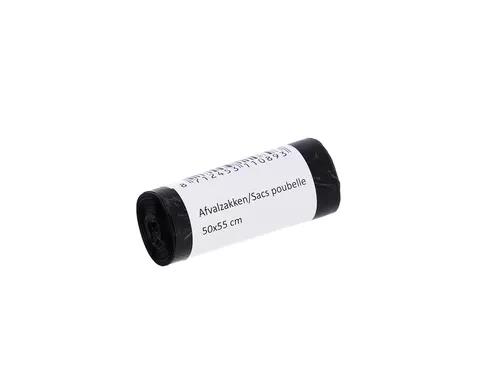 Afvalzak Cleaninq 50x55cm HDPE T15 25 Liter zwart