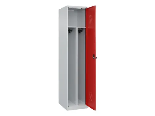 locker voor scheiding van kleding,HxBxD 1850x400x500mm,1vak
