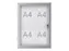 Vitrine murale intérieur/extérieur MAULexcite tableau blanc 4x A4 av