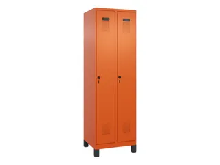 locker,HxBxD 1950x600x500mm,2vak,vak B 300mm,draaigrendel,voeten - 3