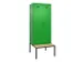 locker met bank,voor scheiding van kleding,HxBxD 2120x800x815mm,2vak