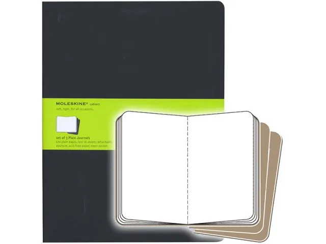 Schrift Moleskine Blanco Xl Zwart 190x250mm