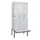 locker met bank,HxBxD 2120x900x815mm,3vak,vak B 300mm,draaigrendel