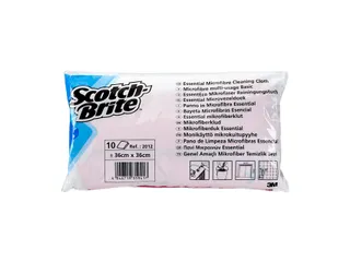 Microvezeldoek Scotch-Brite Essential 360x360mm groen 10 stuks - 5