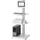 pc-station,HxBxD 1680x650x650mm,monitorhouder,3legborden