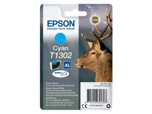 Inktcartridge Epson T1302 blauw HC C13T13024012