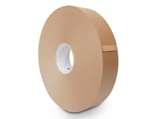 Verpakkingstape papier bruin 50mmx500m kraft - 1