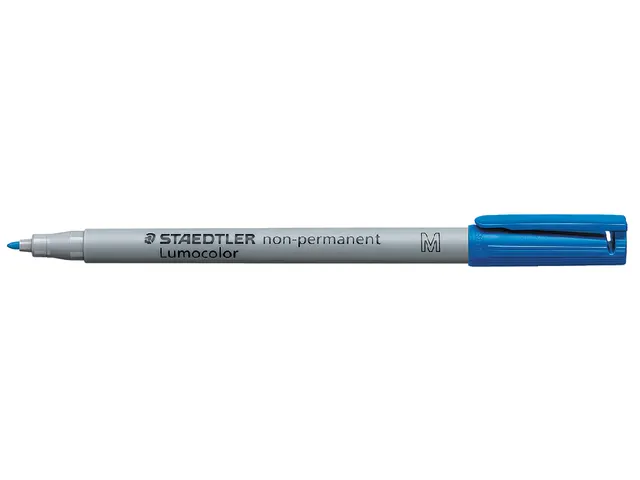 Viltstift Staedtler OHP Lumocolor 315 non permanent M 1.0mm Blauw