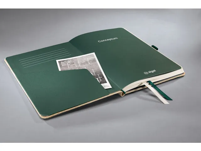 Carnet Conceptum, Nature Edition bamboo Hardcover 213x148x20 mm. A reu