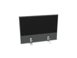 opzetpaneel bureau aanbouw achter MS-donkergrijs BN8033-zwart 800mm