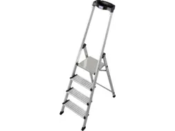 trapladder,eenzijdig,4trede(n),balk L 1,8m,aluminium