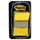Indextabs 3M Post-it 680 25.4x43.2mm geel