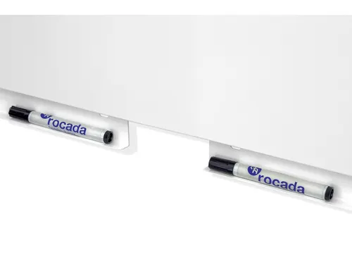 Whiteboard Rocada Skinmatt 75x115cm wit