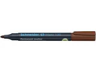 Marker Schneider Maxx 130 permanent ronde punt bruin - 4