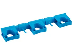 Ophangrek Vikan Hi-Flex Wand 420mm Blauw 3 klemmen, 2 haken